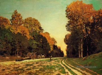  route Tableaux - La route de Chailly à Fontainebleau Claude Monet
